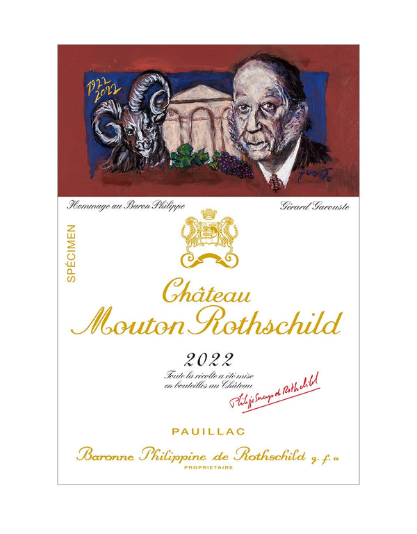 響*様 k1018-03★未開栓 Château Mouton Rothschi Chateau Mouton Rothschild 2022 - ZYN THE WINE MARKET LTD.