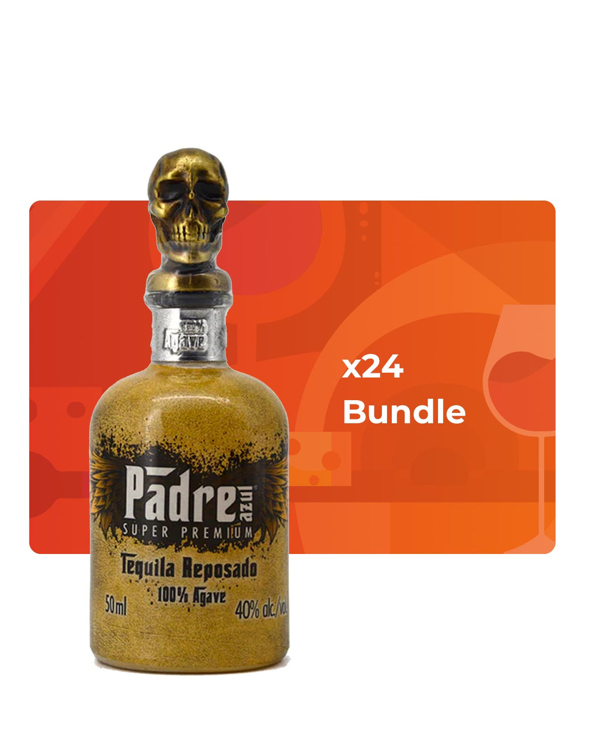 Padre Azul Reposado Tequila - Mini 50 ml - Bundle & Save