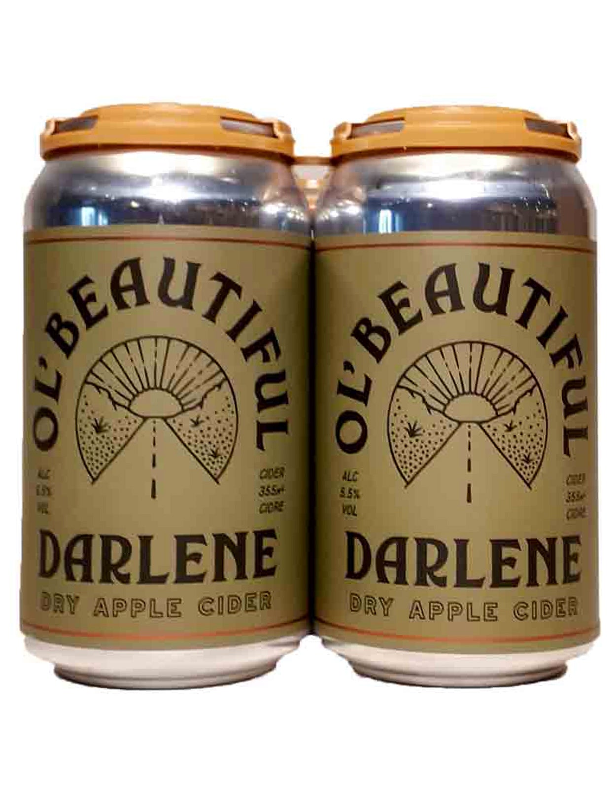 Ol' Beautiful Darlene Dry Apple Cider 355 ml - 4 Cans