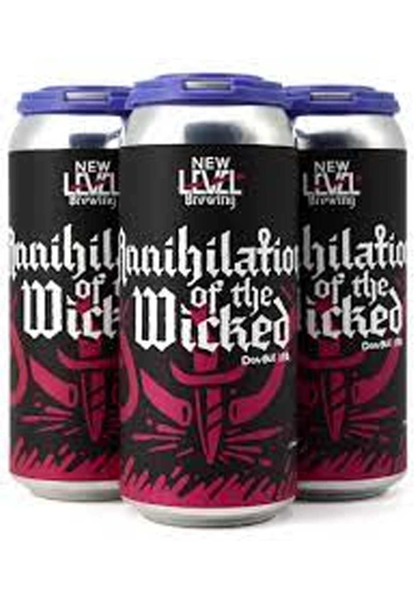 New Level Brewing Annihilation Of The Wicked Double IPA 473 ml - 4 Cans