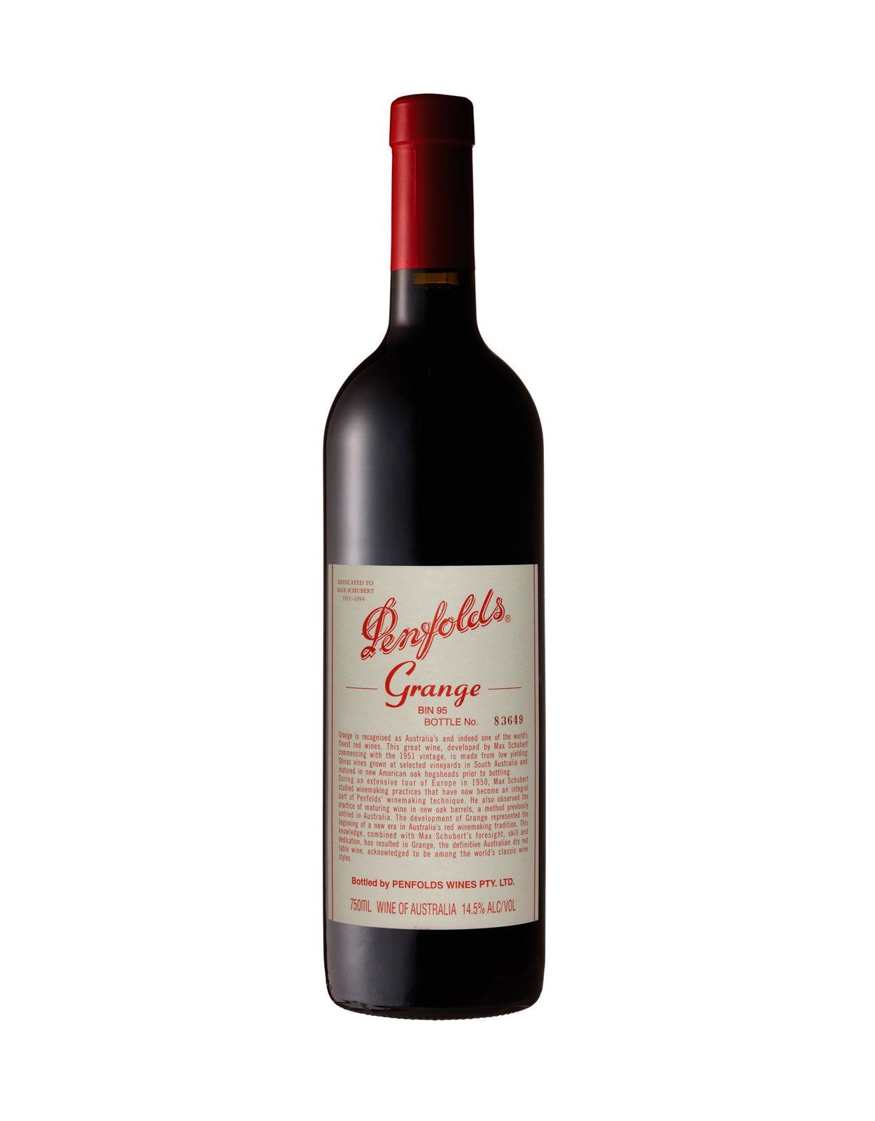 Buy Penfolds Grange 2012 | ZYN.ca - ZYN THE WINE MARKET LTD.