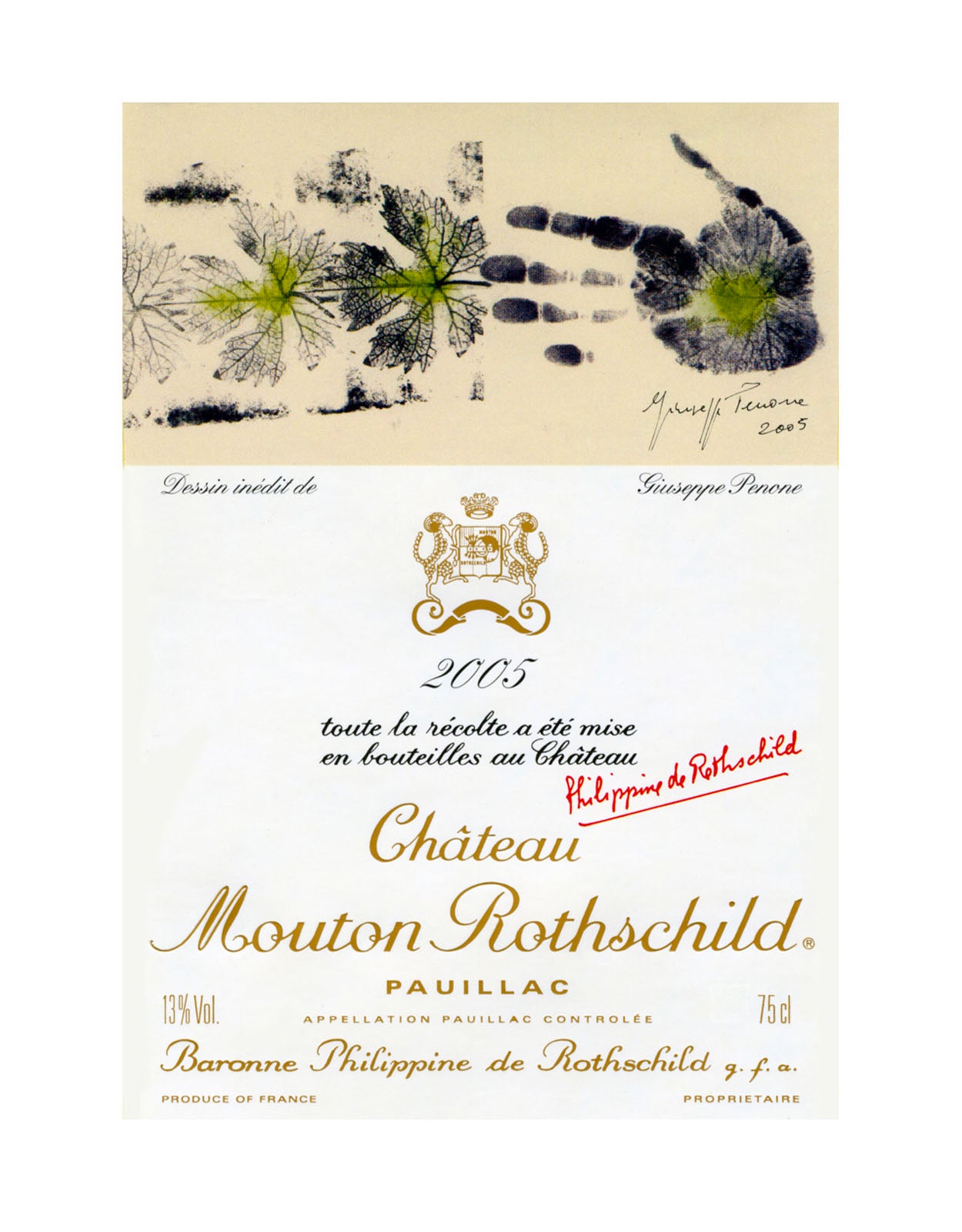 Chateau Mouton Rothschild 2005  - 3 Litre Bottle